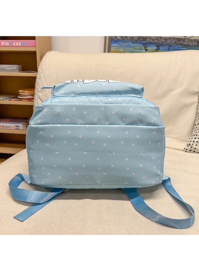 لابوبو حقيبة ظهر لابوبس الجديدة كبيرة الحجم برسومات كرتونية، مناسبة للسفر، متعددة الاستخدامات، مطبوعة بشكل رائع، حقيبة مدرسية عصرية سهلة الحمل للرجال والنساء 43*30*19 سم - Image 5