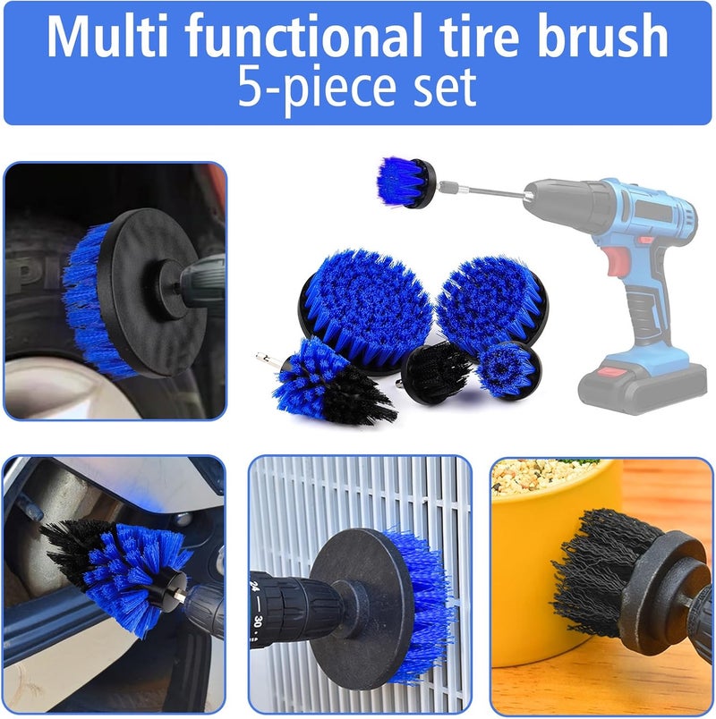 GES 30 Piece Car Detailing Kit - Comprehensive Car Cleaning Set for Interior, Exterior, Wheels, and Dashboard - Image 2