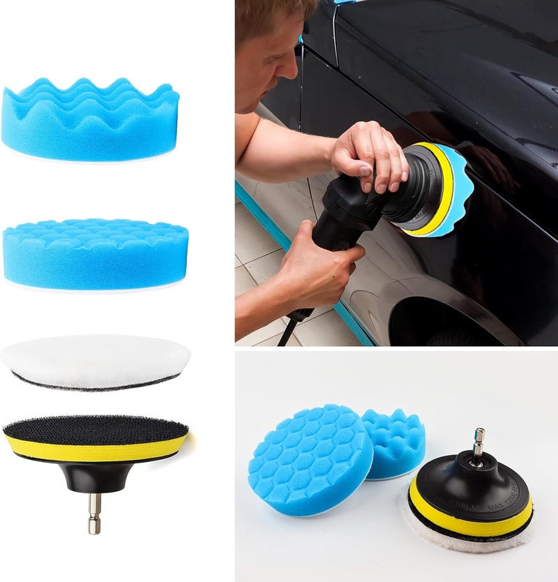 GES 30 Piece Car Detailing Kit - Comprehensive Car Cleaning Set for Interior, Exterior, Wheels, and Dashboard - Image 3