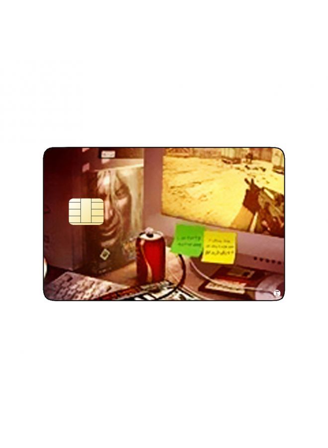 RKN PRINTED BANK CARD STICKER Counter Strike Vintage Video Game - Image 1