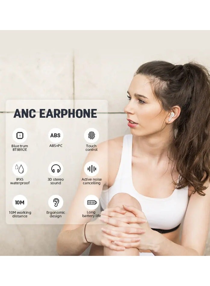 كروير سماعات أذن لاسلكية A100 Pro مع حافظة من السيليكون - Image 3