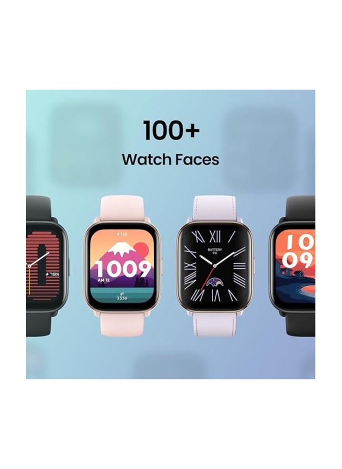 Generic - Amazfit Active 42mm AMOLED Smart Watch, Built in GPS, 14day Battery, 5ATM Water Resistant, for iOS & Android, Accurate Readings, BT Calling, Track Menstrual Cycle, Temperature Sensor (Petal Pink) - Image 1