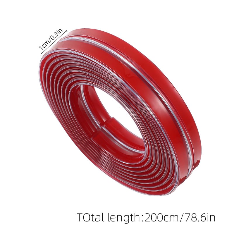 حاميات زوايا PVC مقاس 10x10 مم لفة 2 متر واقيات حواف أثاث آمنة لحماية الأطفال من الصدمات - Image 3