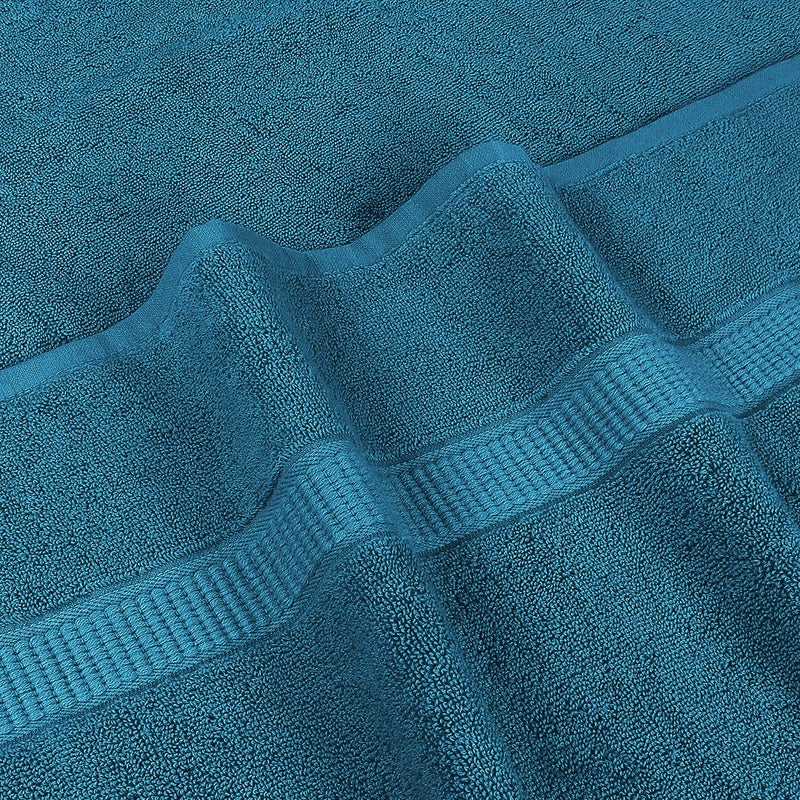 Vocal Store Ultra Soft, Super Absorbent, 100% Cotton 2 Piece Bath Towel Set, 600 GSM, 30 inch x 60 inch (Turquoise Blue, Set of 2) TW-V04-SKY-2 - Image 3