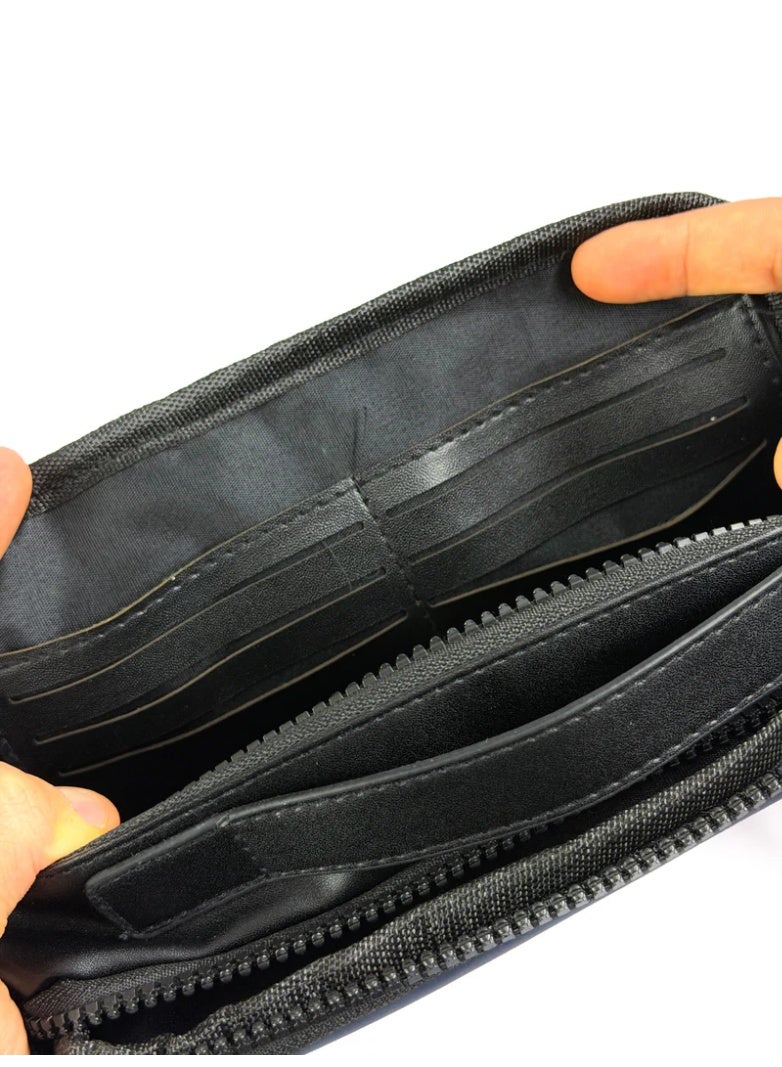Calvin Klein Jeans CK Black & Blue Crossbody Bag for Men – Adjustable Shoulder Strap - Image 5