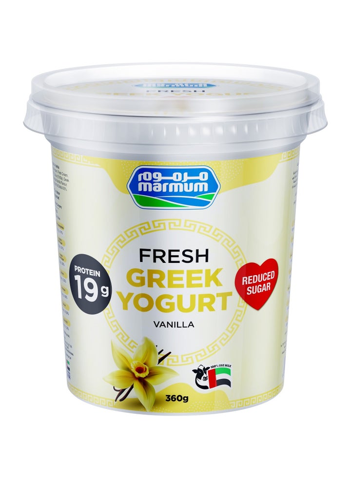 Fresh Vanilla Greek Yogurt 360g - 19g Protein