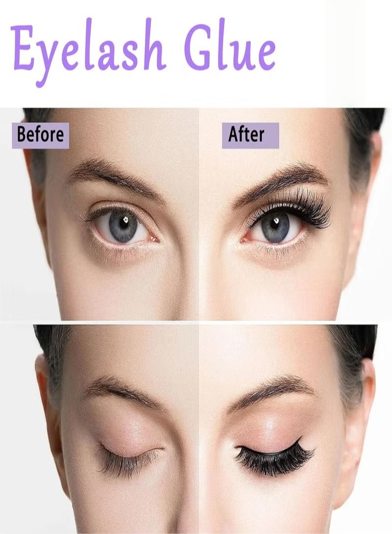 Eye 5-PACKS Clear-White Waterproof Transparent False Eyelash Glue - Image 3
