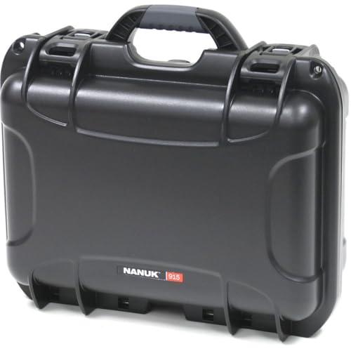 NANUK Medium Series 915 Lightweight NK-7 Resin Waterproof Protective Case, Black - Image 4