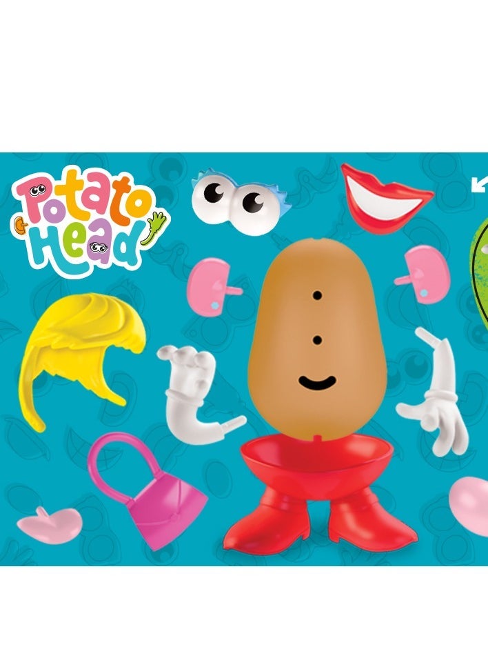 general Mrs. Potato Head Classic Toy For Kids Ages 2 and Up, Includes 12 Parts and Pieces to Create Funny Faces - Image 2