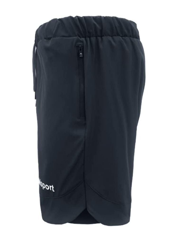 uhlsport 2 in 1 Sports Running Short For Workout Running And GYM Elastic and Adjustable Belt Indoor and Outdoor Use Two Side Zip Pockets Slim Fit - Image 2