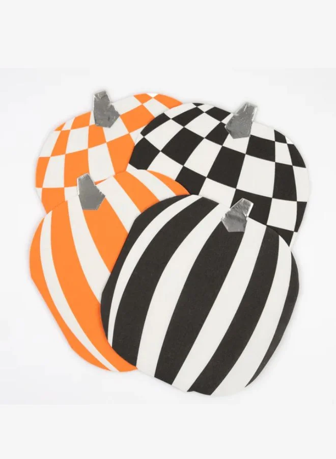 Meri Meri Mod Pattern Pumpkin Napkins