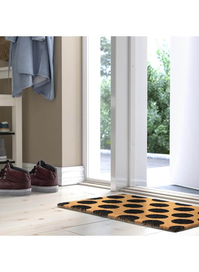 Zaboon Door Mat, Black/Dot Pattern, 40X60 Cm - Image 3