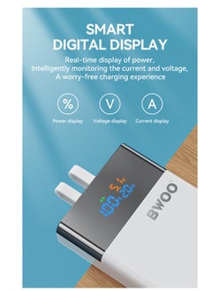 BWOO Bwoo Super Ultra Fast Power Bank, 20000mAh 22.5W Fast Charge Power Bank with built-in Cables, Fast Charging Power Bank  for Samsung, Iphone, Samsung, Vivo, Honor, One Plus Etc  - Image 5