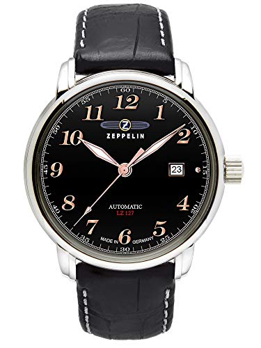 Zeppelin Men's Watch LZ127 GRAF Automatic 7656, Multicoloured/Multicoloured, Standard Size, Strap - Image 1
