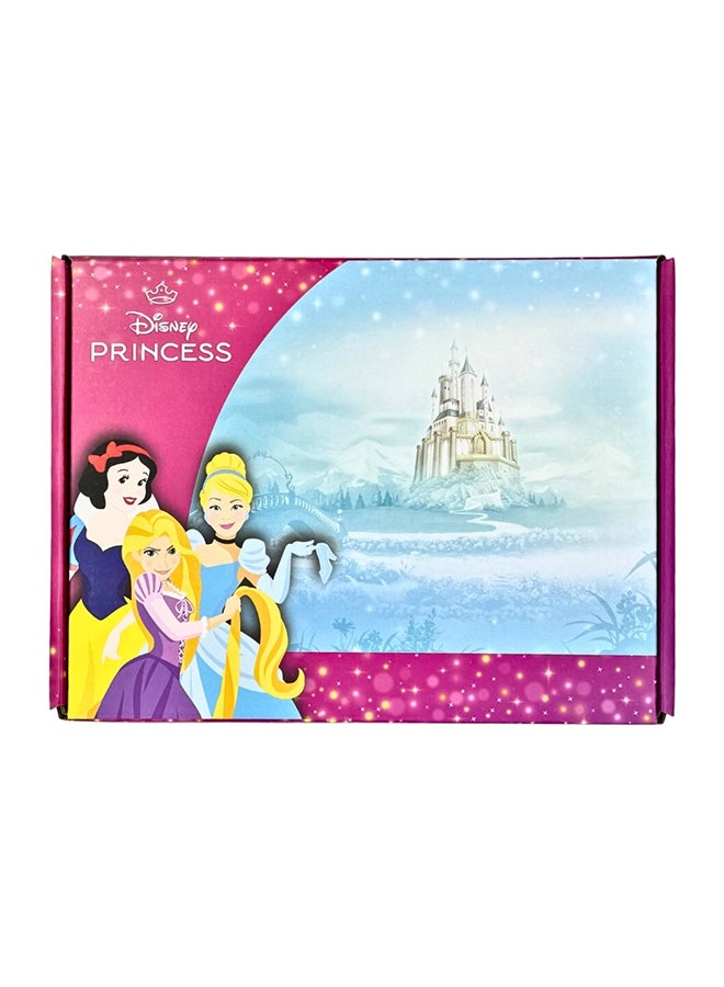 Disney Tiny Wheel Princess Transparent Kids Bento Lunch Box, 4-Compartment Tritan School Food Container with Integrated Lock, Leak-Proof & BPA-Free - Image 4