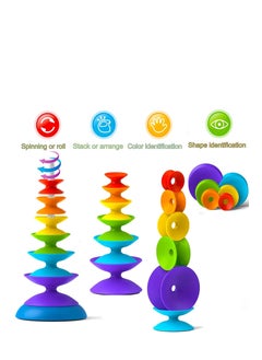 General Spinning Wheel Toy - Kids Stackable Spinning Toy for Kids, Spinning Toy, Stacking Toy for Babies and Toddlers, Brain Early Learning Toys, Interactive Learning Stacking Toys  - Image 3