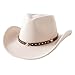 Jastore Toddler Baby Cowboy Hat Infant Baby Boys Girl Cowgirl Hats Kids Western Cowboy Hat US Age 18 Months 4 Years Beige - Image 3