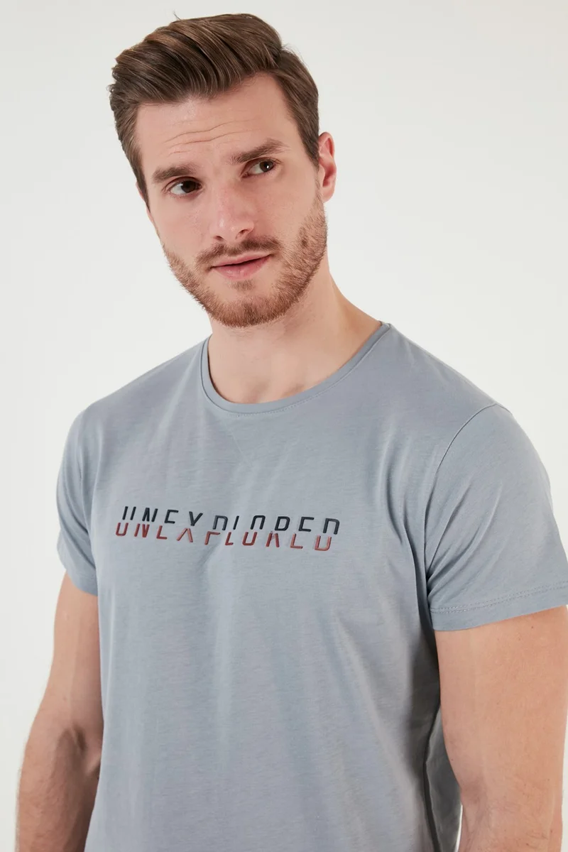بوراتي Crew Neck 100% Cotton Slim Fit T Shirt Men's T Shirt 541UNEXPLORED24