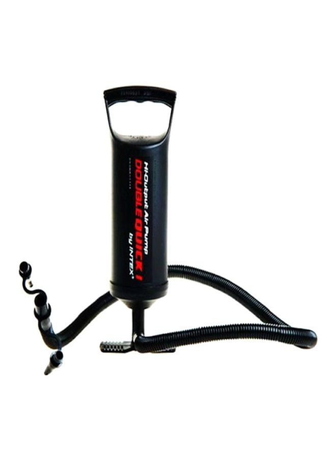 INTEX Manual Air Pump Inflater Black/Red - Image 1