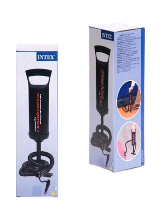 INTEX Manual Air Pump Inflater Black/Red - Image 3