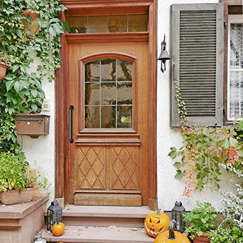 BeneLabel 9" Barn Door Pull Handle, Metal Fence Gate Pull Handle, Heavy Duty Sliding Door Handle for Gate Barn Door, Closet, Garage, Drawer, Towel Bar, Stairs, Includes Install Hardware, Black - Image 4