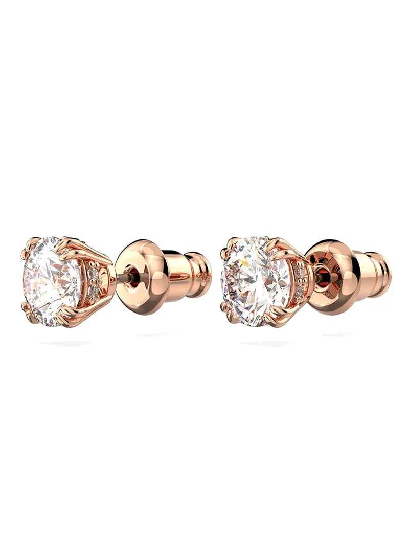 SWAROVSKI Constella Rose-Gold Tone Plated Stud Earrings