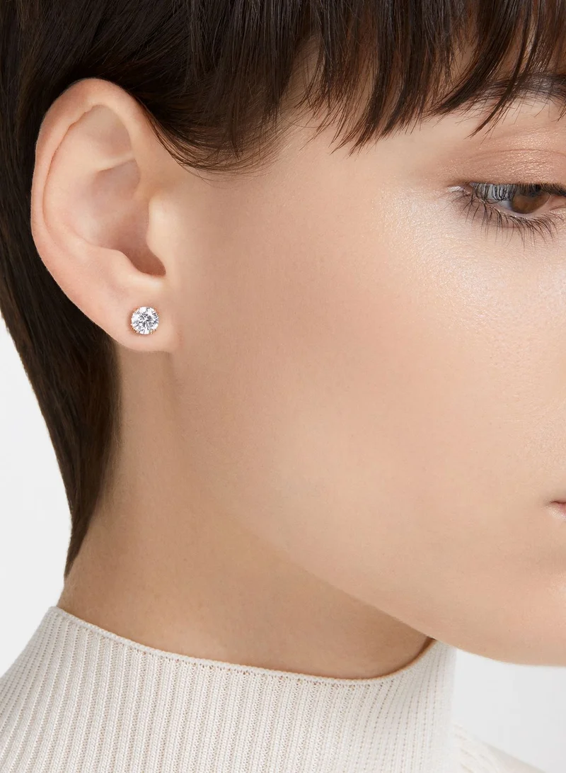 SWAROVSKI Constella Rose-Gold Tone Plated Stud Earrings
