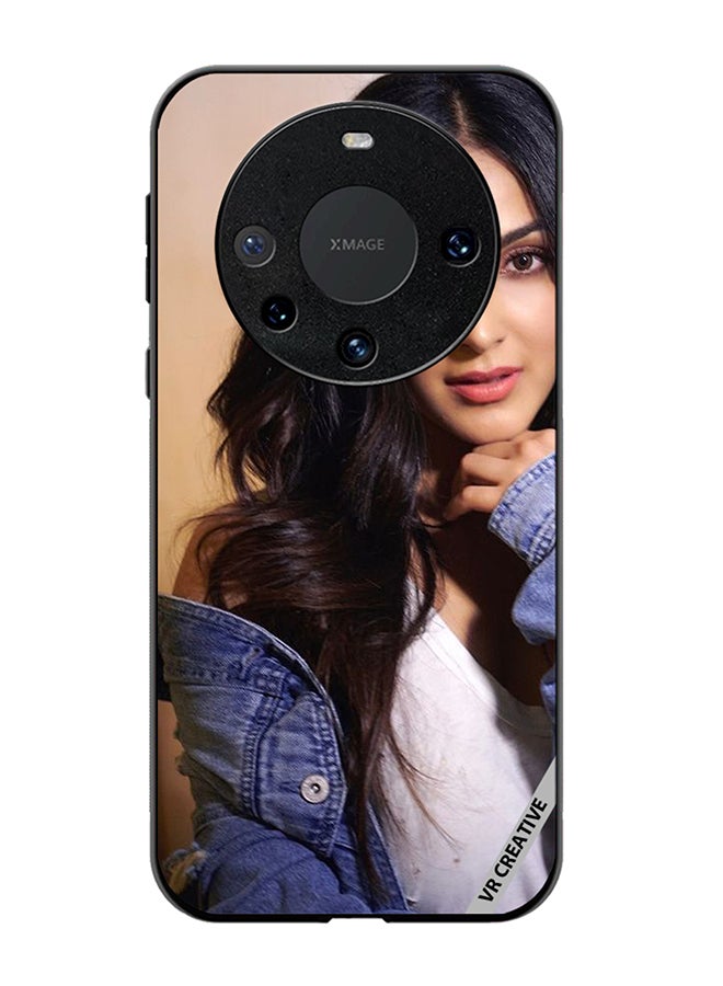VR CREATIVE Protective Case Cover For Huawei Mate 60 Bollywood Actress Rashmika Mandanna Design Multicolour - Image 1