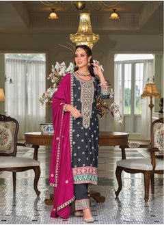 PRIYA’S PANACHE PRIYA’S PANACHE Embroidery Premium Silk Indian Wedding Outfits for Women  - Image 2