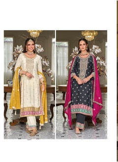 PRIYA’S PANACHE PRIYA’S PANACHE Embroidery Premium Silk Indian Wedding Outfits for Women  - Image 5
