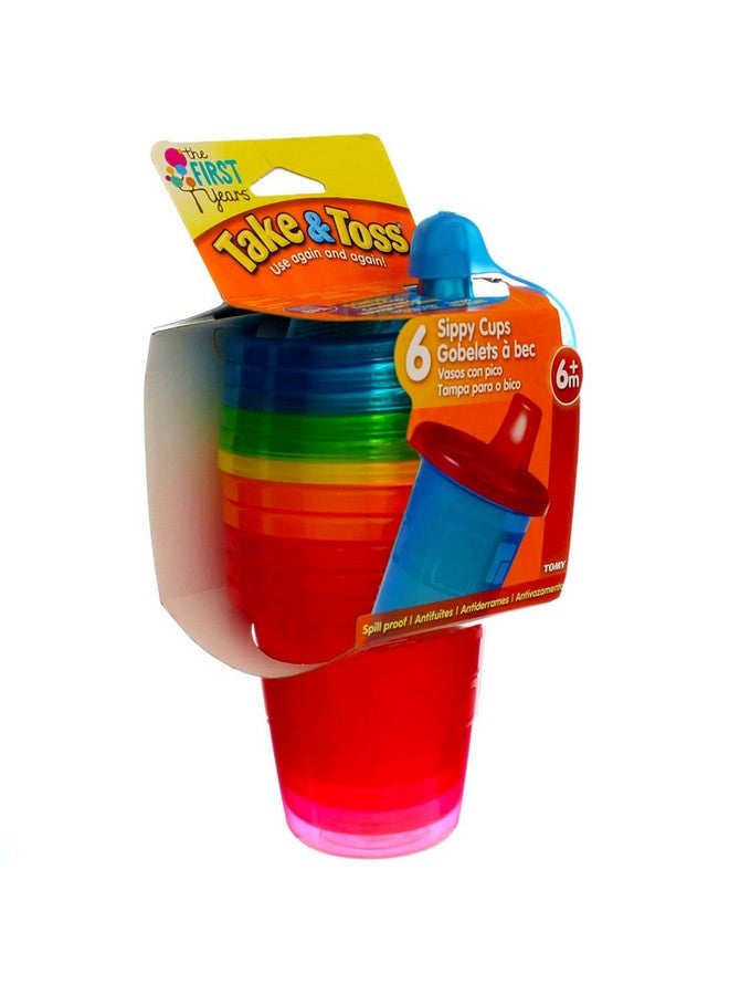 The First Years Spill-Proof 7 Ounce Cups 6 ea Assorted Colors (Pack of 2)2 - Image 2