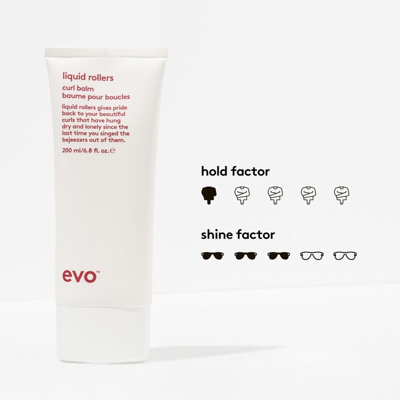 EVO بلسم لفائف EVO السائل - بلسم تصفيف الشعر - يعزز التجاعيد الطبيعية، يحمي من التجاعيد ويحسن الحالة العامة - 200 مل / 6.8 أونصة - Image 4
