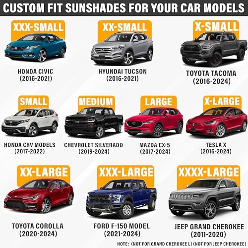 EcoNour Windshield Sun Shade Designed for Subaru Crosstrek (2018-2023), Dual Layered 240T Polyester Material Sun Cover for Car Windshield with UV Protection, Custom Fit Sunshade for Car Windshield - Image 3