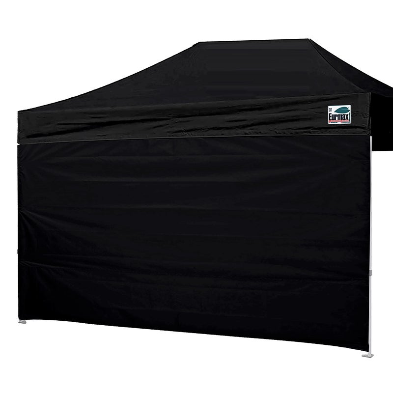 Eurmax USA 10x15 Pop Up Canopy SunWallUV Protection for TentsBlocks SunlightWindWater Resistant Side Wall OnlyEasy Hook Loop InstallationFit for 15FT Straight Leg SheltersGazeboBlack - Image 2
