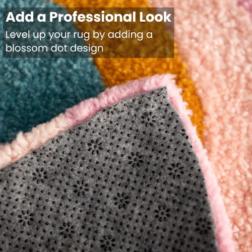 DABLINE 80" x 80" Non Slip Rug Pad for Tufting and Rug Making, Thick and Grippy Backing Fabric - Image 3