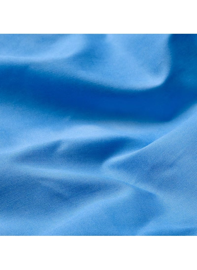 Generic - Duvet cover and pillowcase, ocean pattern/blue, 150x200/50x80 cm - Image 1