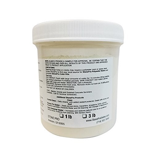 Stone Pro Traverfill - Travertine Hole and Void Repair - 1 Pound - Light - Image 4