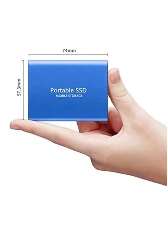 2TB Portable External SSD, 2000GB USB 3.1 High Speed Data Transfer, Computer Backup Drive Support Data Storage Transfer, USB C Mini Portable External Solid State Drive for PC/Laptop/Phones and More - Image 2