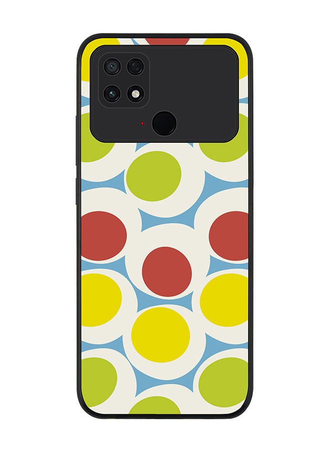 Stylizedd Rugged Black edge case for Xiaomi Poco C40 Slim fit Soft Case Flexible Rubber Edges Anti Drop TPU Gel Thin Cover - 70's Bubbble - Image 1