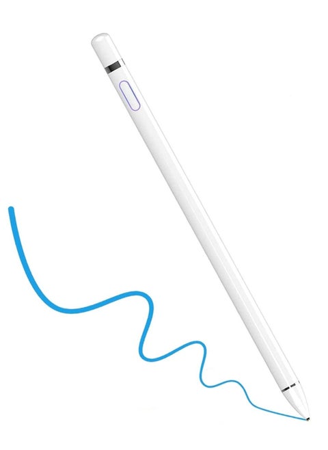 Digital Stylus Pen for ipad iPhone Tablet,Compatible with Any Electronic Products of Android and Apple Systems (White)