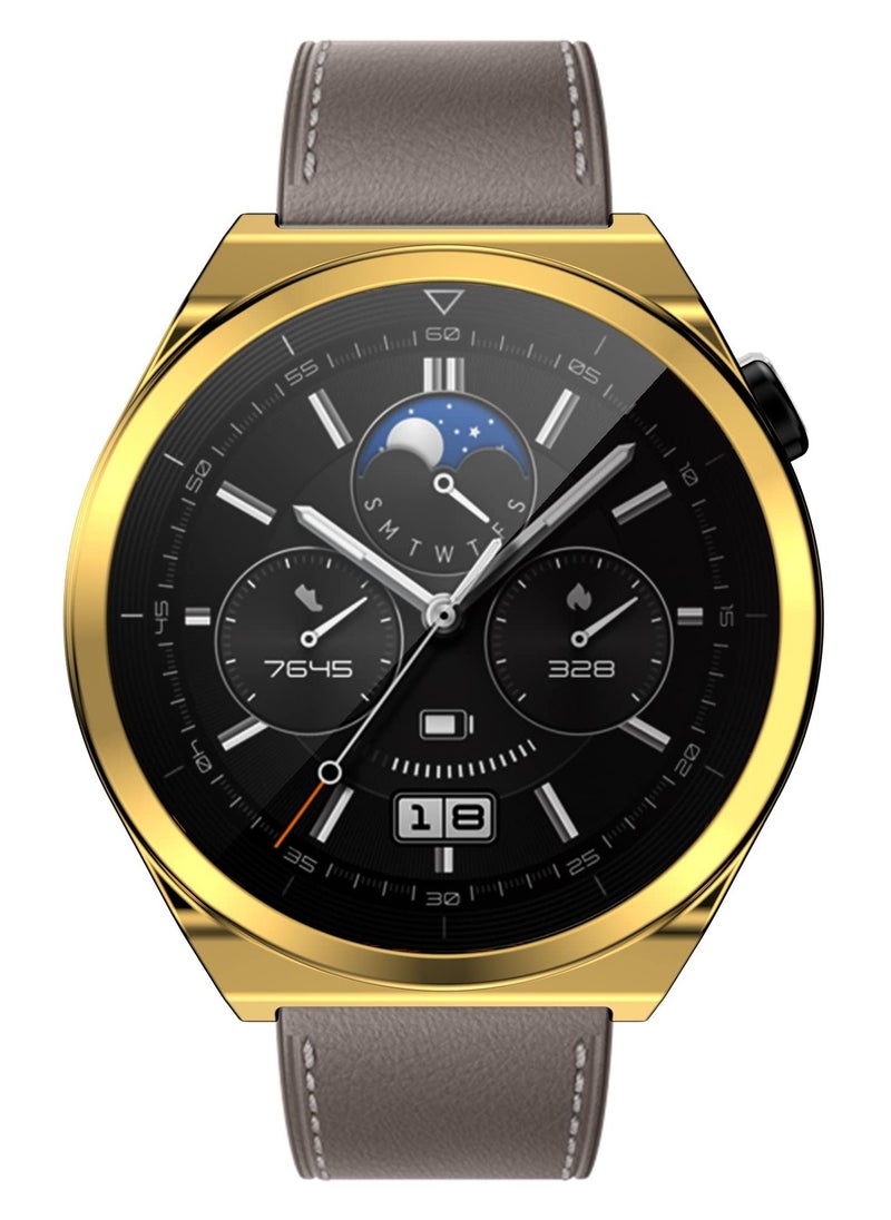 Y&D Case for Huawei Watch GT3 pro 46mm, 6Pcs Screen Protector Overall Protective Ultra-Thin TPU HD Clear Cover  - Image 4