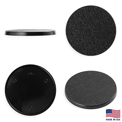 EasyPegs 60mm Textured Plastic Round Bases Wargames Table Top Games 25 Count - Image 5