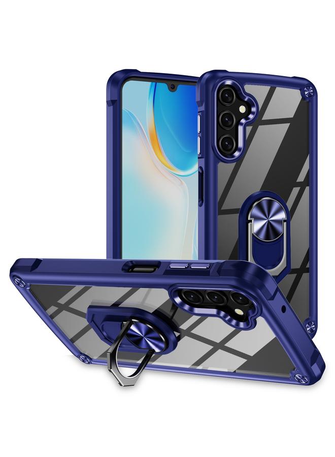 S-TOP Case For Samsung Galaxy A35 5G TPU + PC Lens Protection Phone Case with Ring Holder - Image 1