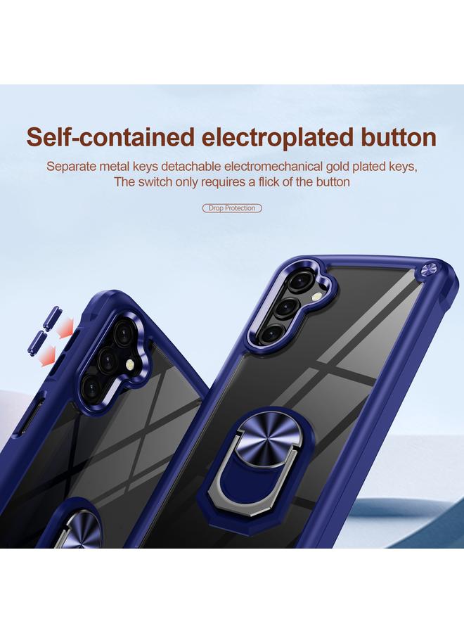 S-TOP Case For Samsung Galaxy A35 5G TPU + PC Lens Protection Phone Case with Ring Holder - Image 5
