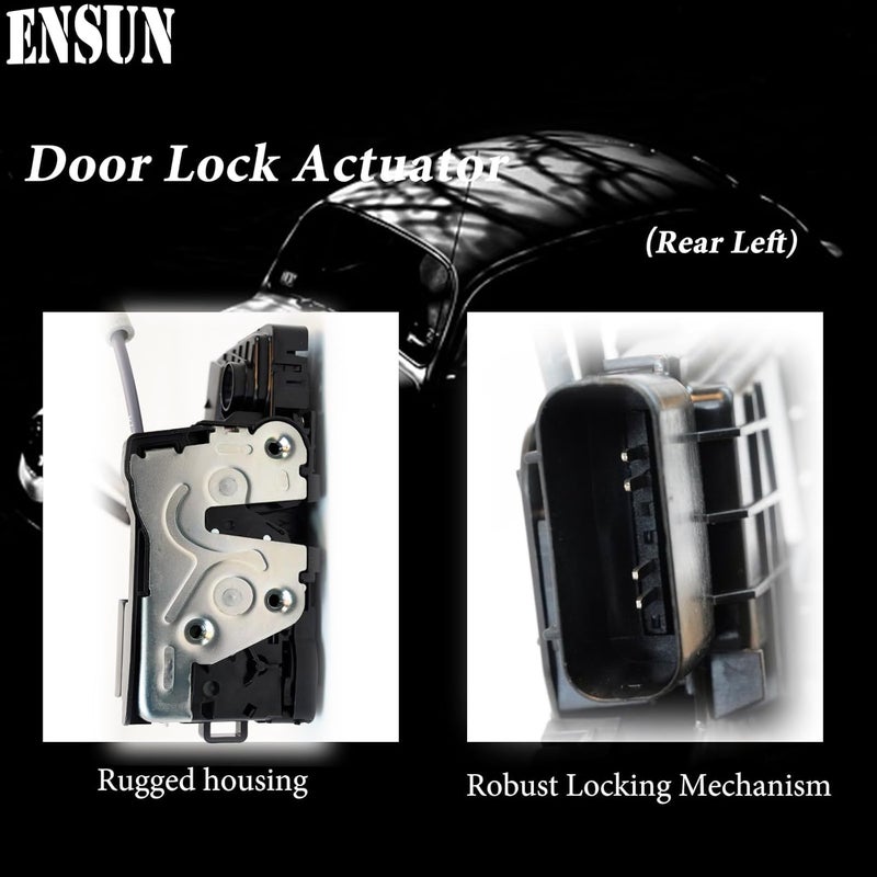 Ensun Power Door Lock Actuator for Rear Left Drive Side - Compatible with 2017-2020 Elantra - Image 2