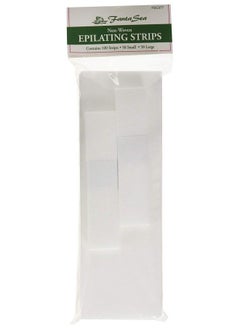 Fantasea Non Woven Facial And Body Wax 100 Strips 50 Small 50 Large  - Image 3