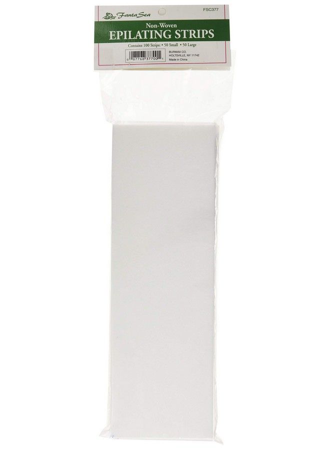 Fantasea Non Woven Facial And Body Wax 100 Strips 50 Small 50 Large - Image 4
