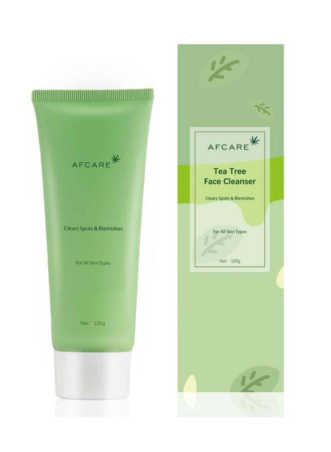 افكير منظف ​​للوجه بخلاصة شجرة الشاي مضاد لحب الشباب 100جرام - Image 1