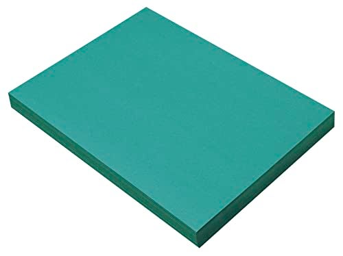 Prang (Formerly SunWorks) Construction Paper, Turquoise, 9" x 12", 100 Sheets - Image 1