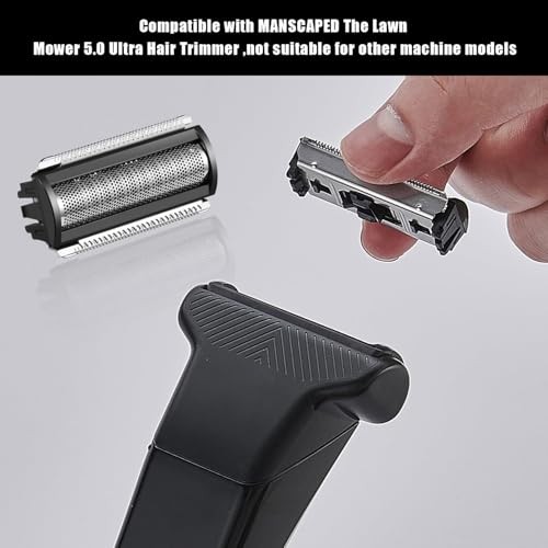 Sodaer Replacement Foil Blade Compatible with MANSCAPED The Lawn Mower 5.0 Ultra Hair Trimmer,Stainless Steel Groin Hair Foil Shaver Head for Close Body Hair Grooming,2 Pack - Image 5
